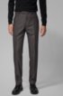 Regular-fit suit in melange wool, Grey