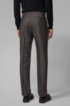 Regular-fit suit in melange wool, Grey