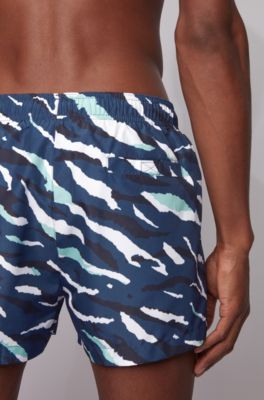 hugo boss camo swim shorts