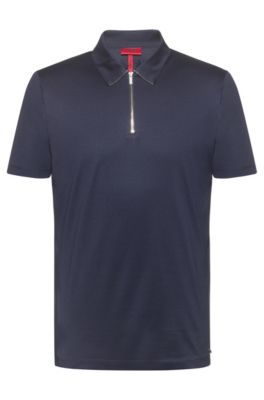 mercerised cotton polo