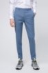 Extra-slim-fit three-piece suit in patterned wool, Light Blue