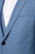 Extra-slim-fit three-piece suit in patterned wool, Light Blue
