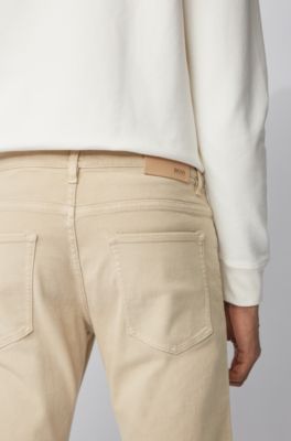 hugo boss beige jeans