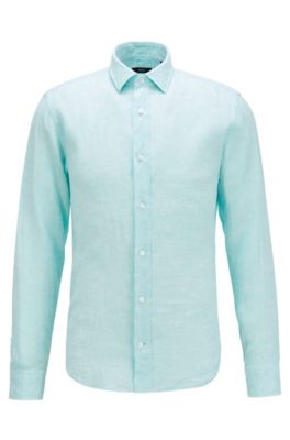 boss linen shirt