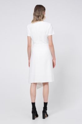 hugo boss white dress