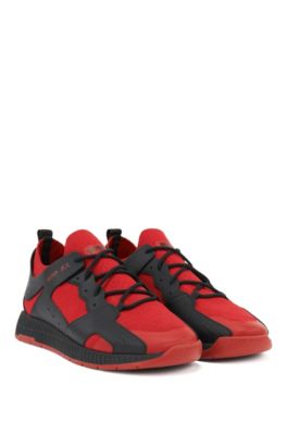 hugo boss red trainers