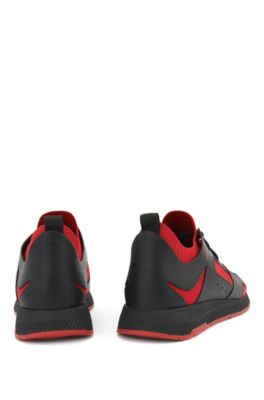 hugo boss trainers red