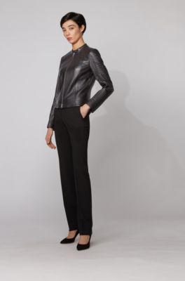 hugo boss femme Vestes en cuir