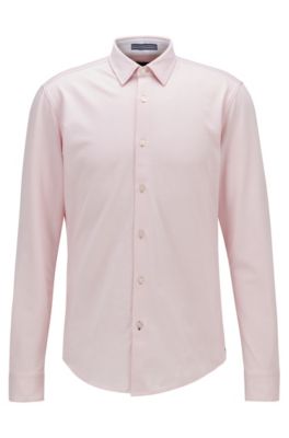 hugo boss pink dress shirt