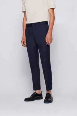 relaxed fit cropped pants