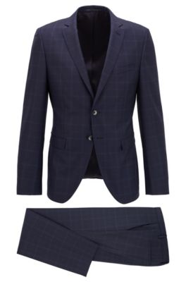 costume mariage hugo boss bleu marine