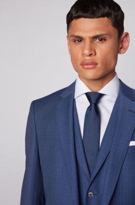 costume homme gris hugo boss