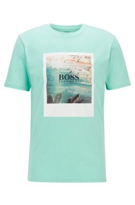 hugo boss green t shirt