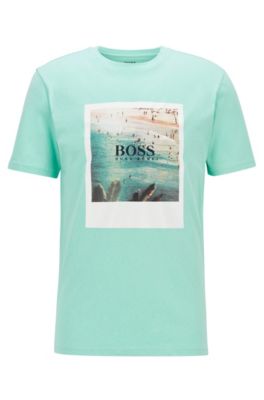 green hugo boss tshirt