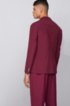 Slim-fit jacket in a stretch-wool blend, Dark pink