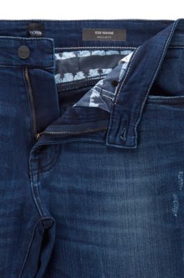 hugo boss men's regular fit jeans