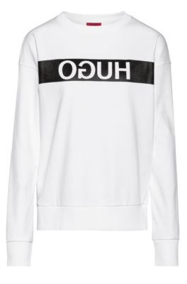 hugo boss reverse logo sweatshirt