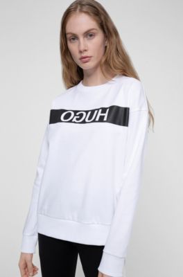 hugo reverse logo sweatshirt