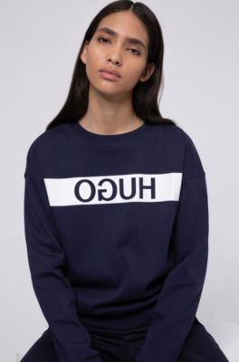 hugo boss reverse logo sweatshirt