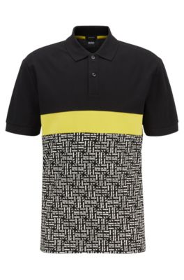 hugo boss yellow t shirt