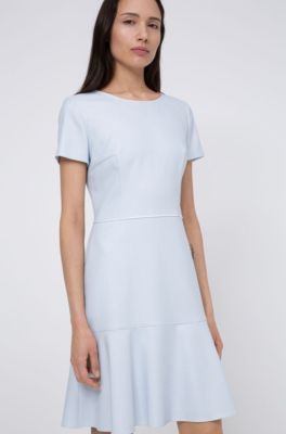 hugo boss blue dress