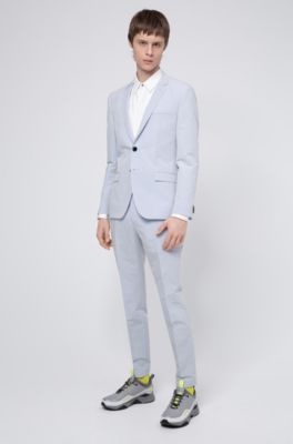 hugo boss cotton suit
