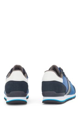 boss trainers blue