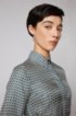Shirt dress in pure silk with new-season print, Patterned