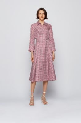 boss shirt dress