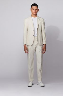 costume blanc hugo boss