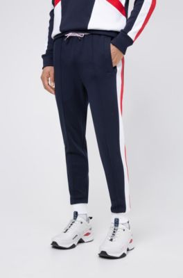 dark blue jogging pants