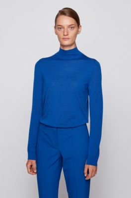 light blue hugo boss jumper