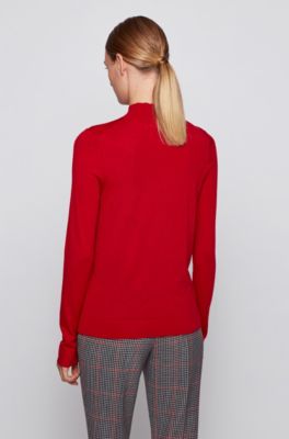 hugo boss red sweater
