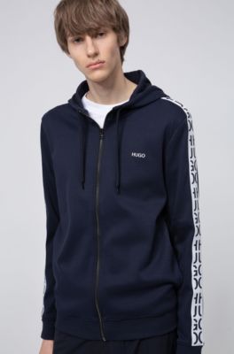 hugo boss zip up hoodie