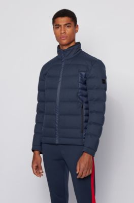 hugo water repellent down jacket