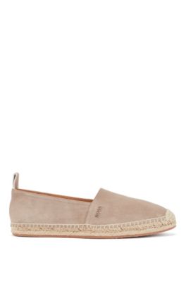 espadrilles in suede with monogram outsole