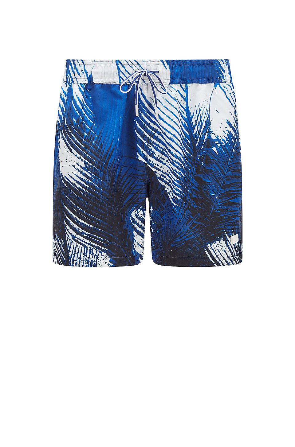 Men Breathable Trunks Pant Stripe Leaves Print Swimwear Beach Shorts ...