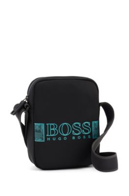 BOSS - Structured-nylon reporter bag 