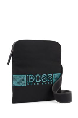 BOSS - Structured-nylon envelope bag 