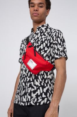 hugo boss red bag