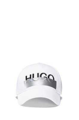 Casquette en twill de coton avec broderie du logo de la nouvelle saison