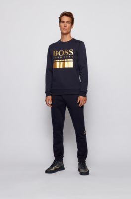 hugo boss jumper gold
