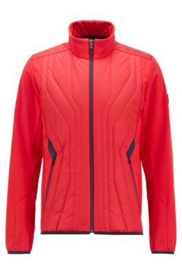 hugo boss red coat