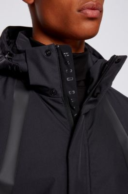 BOSS - Water-repellent parka in 