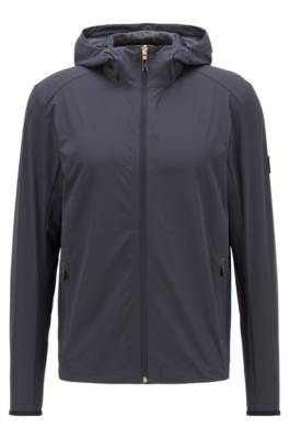 Veste à capuche en tissu stretch déperlant