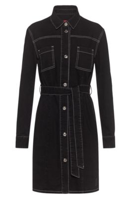hugo boss denim dress