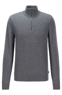 mens grey hugo boss jumper