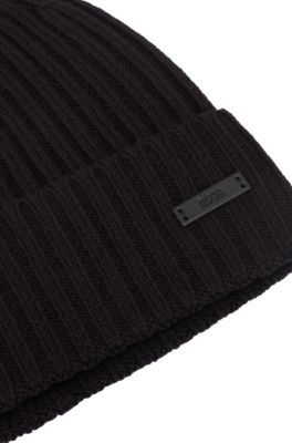 mens hugo boss bobble hat