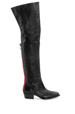 hugo boss zip boots