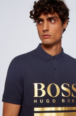 black and gold hugo boss t shirt